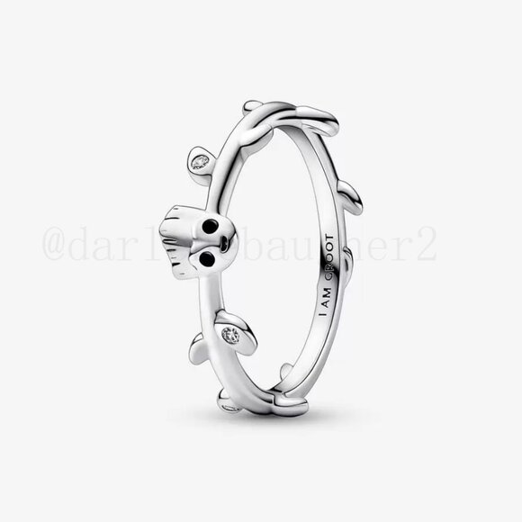 Pandora Marvel Guardians of the Galaxy Groot Leaf Ring - Picture 1 of 5